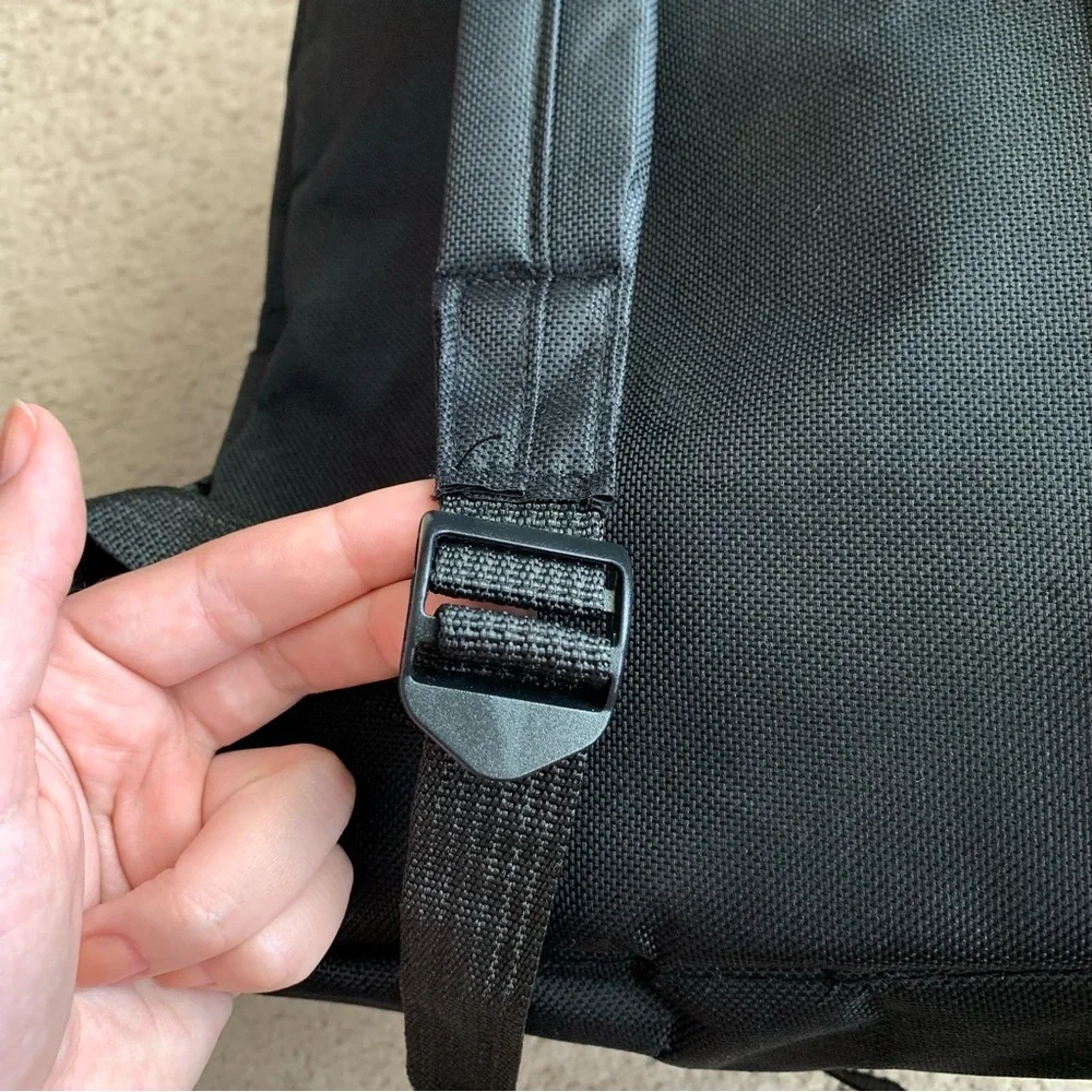 Daisy Black Midi Backpack